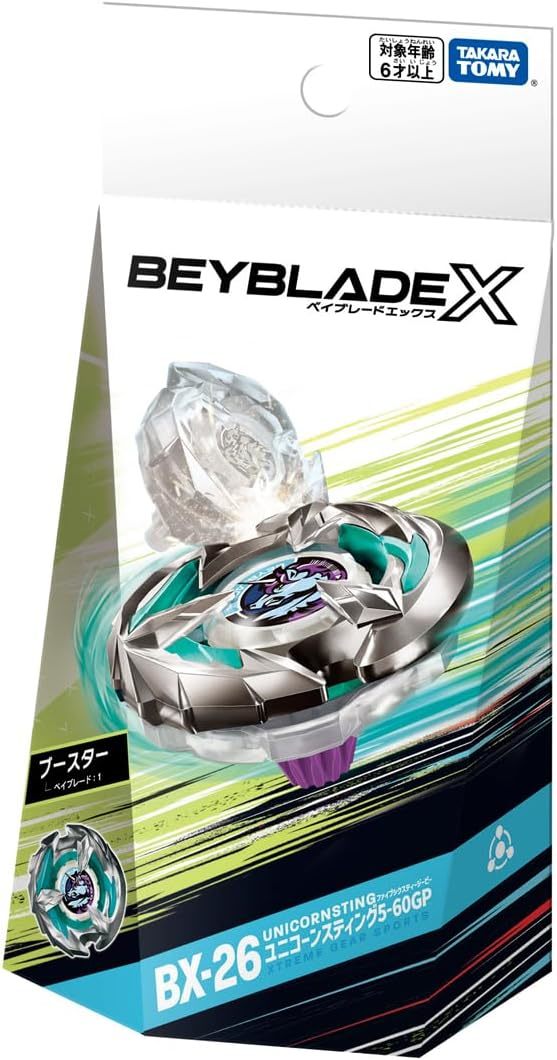 【☆新品☆】BEYBLADE X ベイブレードX BX-26 ブースター ユニコーンスティング 5-60GP_画像4