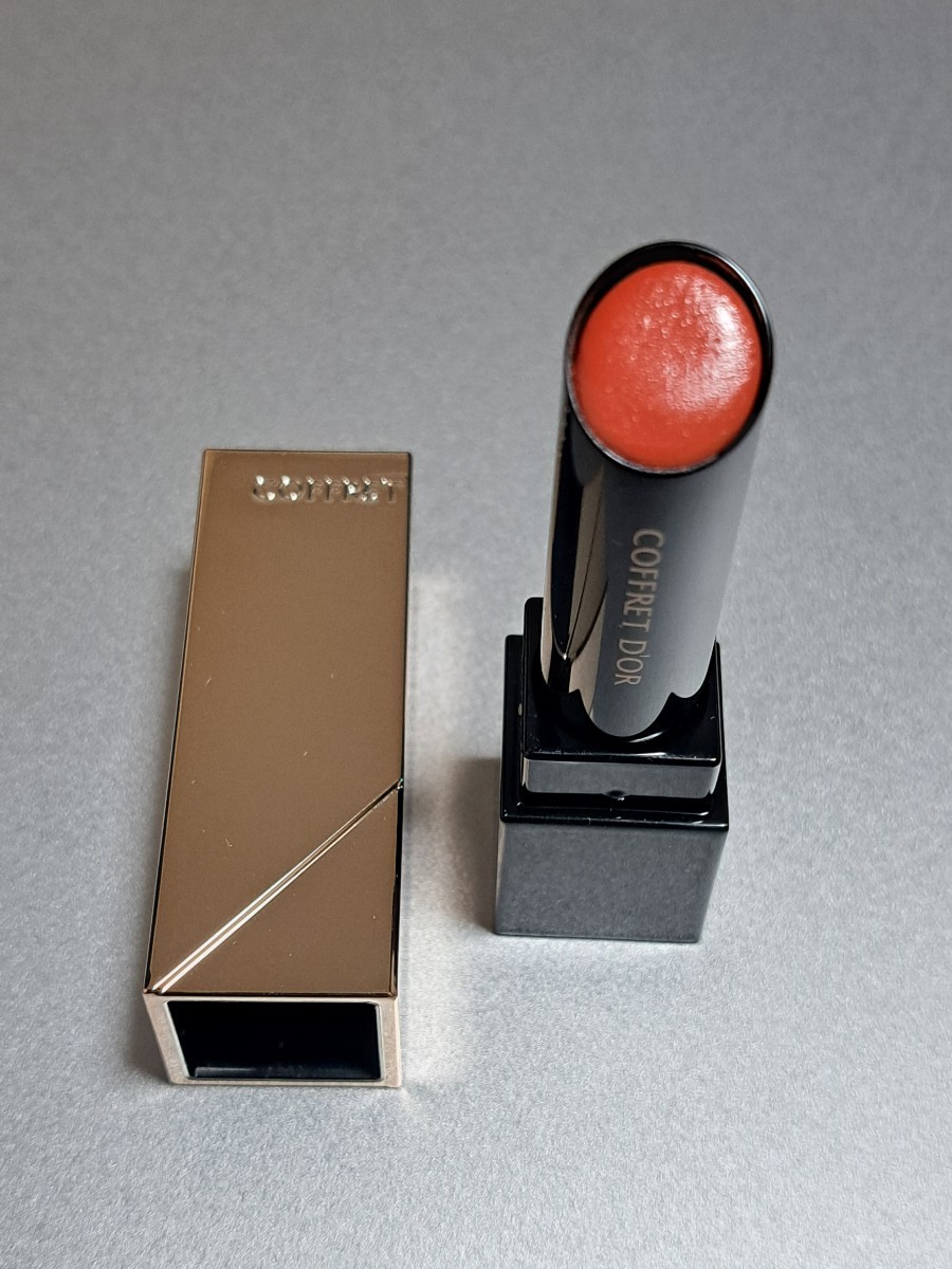 Kanebo Coffret d'Or s gold synchronizer rouge OR-120 Kanebo orange lip lipstick rouge lipstick remainder amount many 