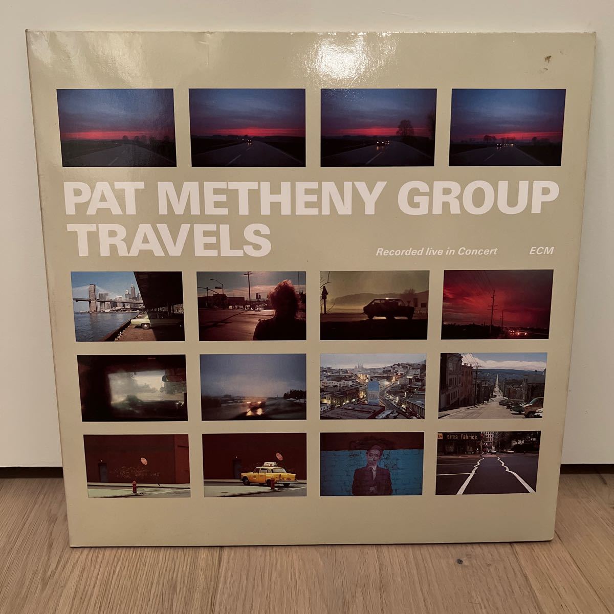  Германия оригинал pat metheny group / travels LP запись 2 листов комплект накладка mese колено группа путешествие z