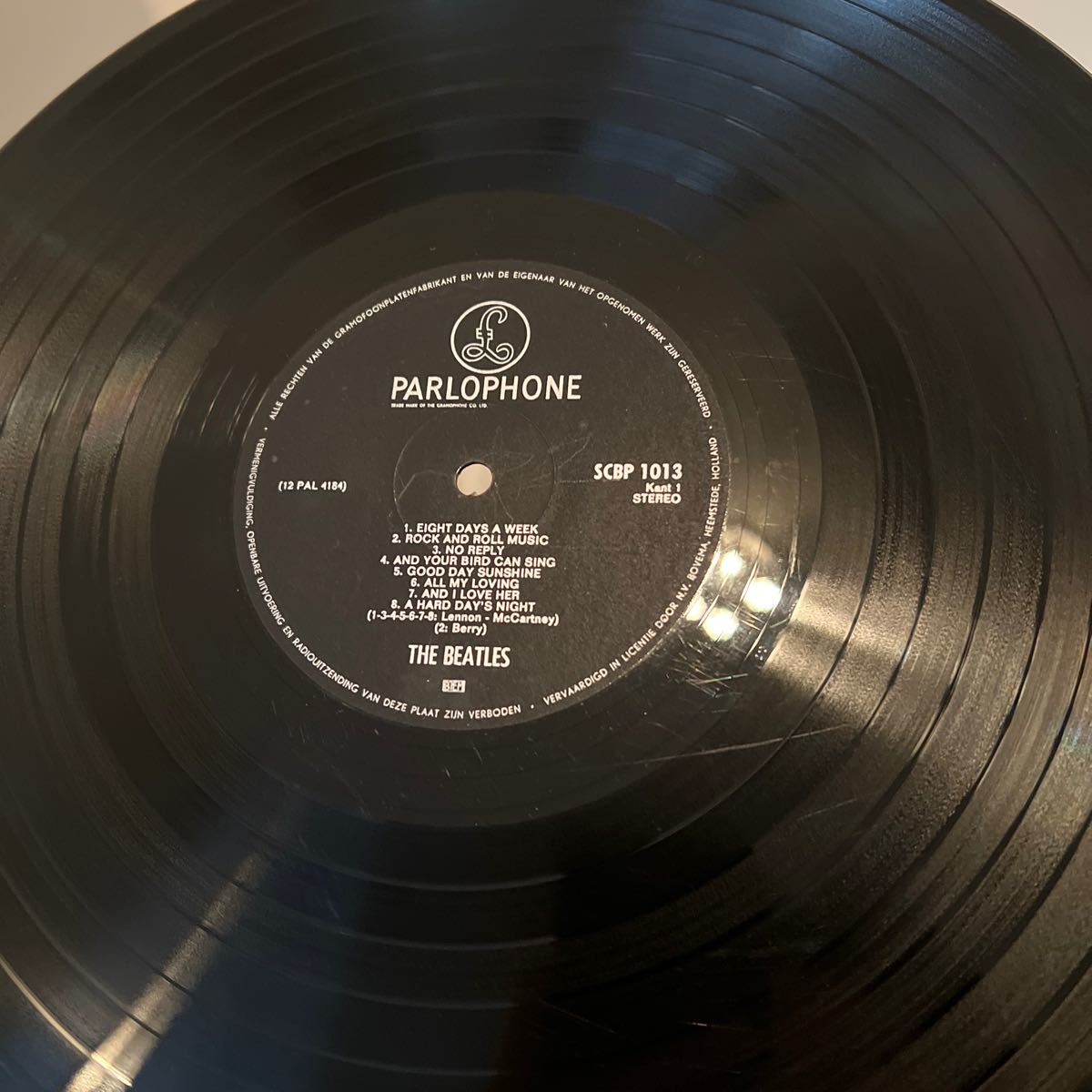 稀少ジャケ違い　オランダ盤　the BEATLES ザビートルズ　非売品　john's back cover parlophone オリジナル　LPレコード　ジョンズバック_画像4