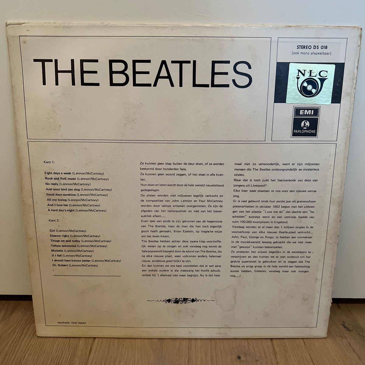 稀少ジャケ違い　オランダ盤　the BEATLES ザビートルズ　非売品　john's back cover parlophone オリジナル　LPレコード　ジョンズバック_画像2