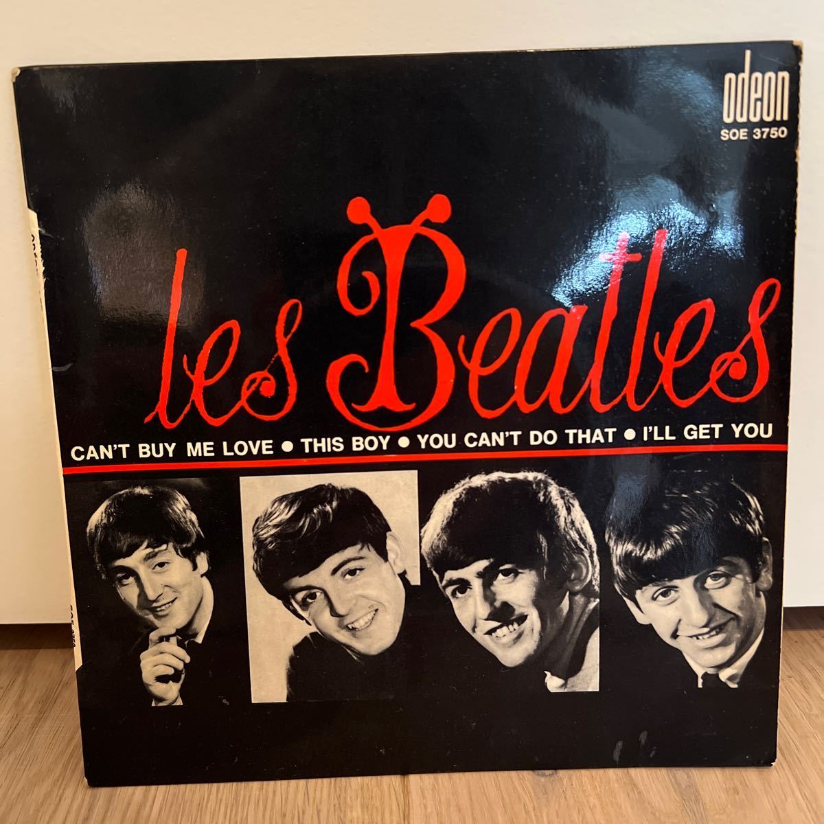 フランス盤　オレンジODEON 廃盤EP les beatles ビートルズ　you can't do that from hard day's night レコード　SOE3750 7インチ_画像1