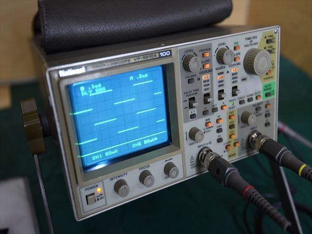 National VP-5610A 100Mhz 2ch OSCILLOSCOPE Analog 小型_画像4