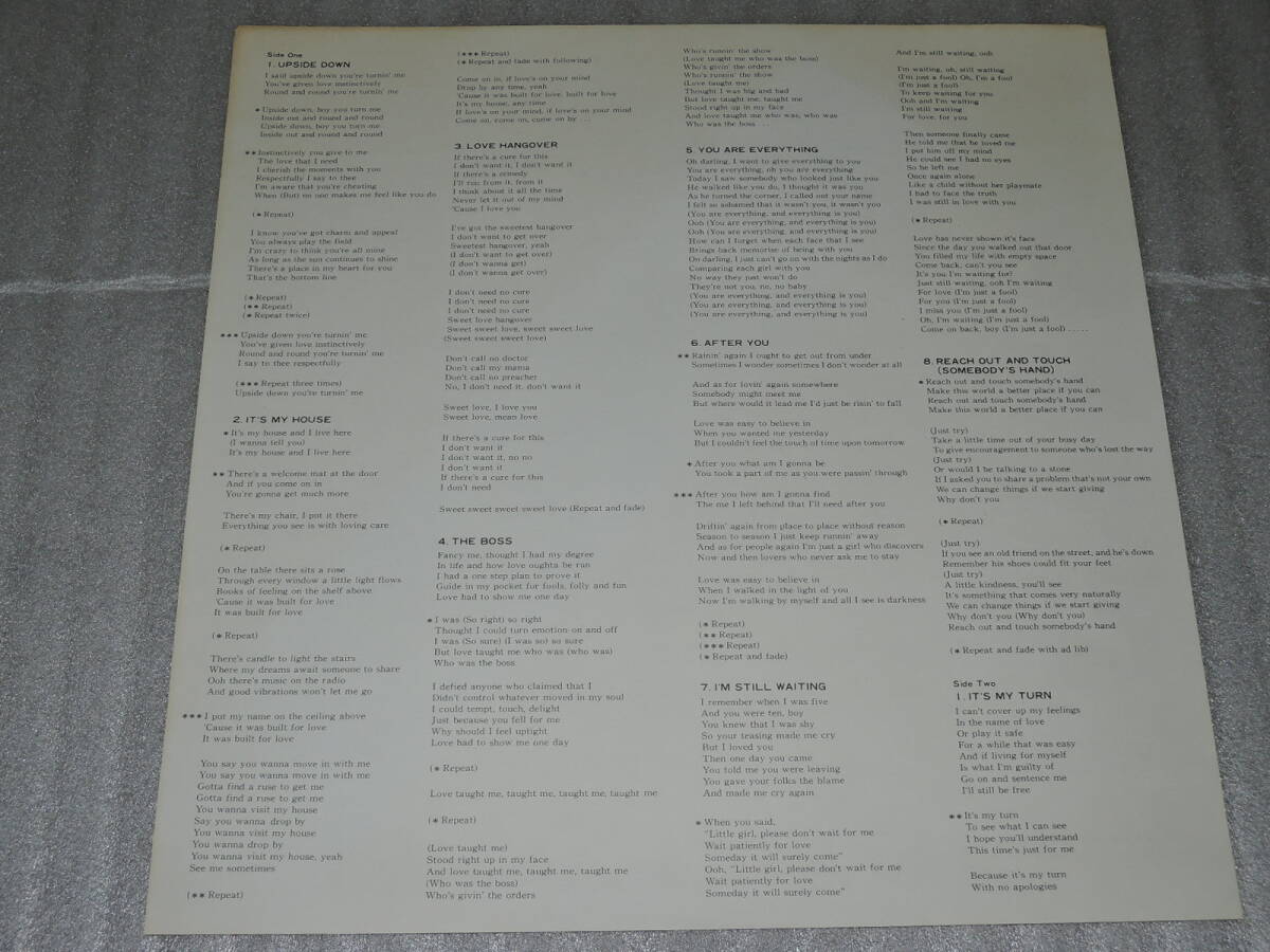 《LP》DIANA ROSS / 15 BIG HITS　ダイアナ・ロス・グレイテスト・ヒッツ　国内盤　1982年　VIP-4523_画像4