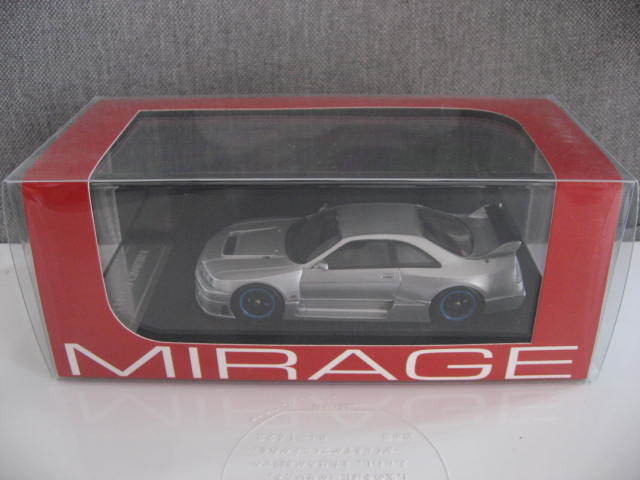 訳アリ【1/43ミニカー】ニスモ　GT-R　LM　ロードカー　／　HPI・MIRAGE　8474　日産　R33_画像1