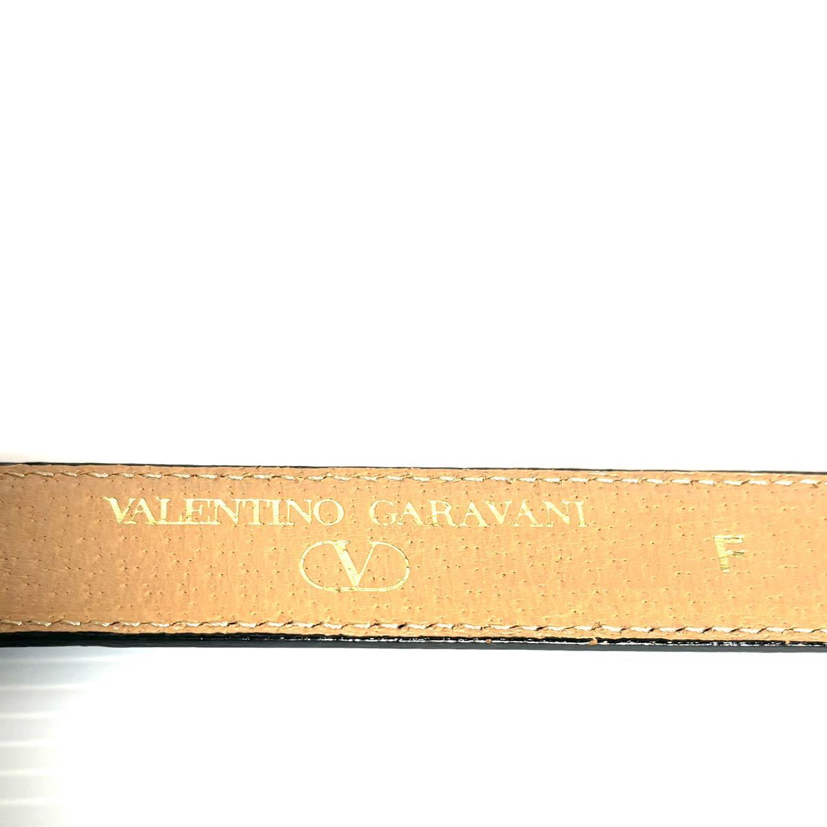 valentino garavani ヴァレンティノクロコ型押し ベルト 金具_画像8