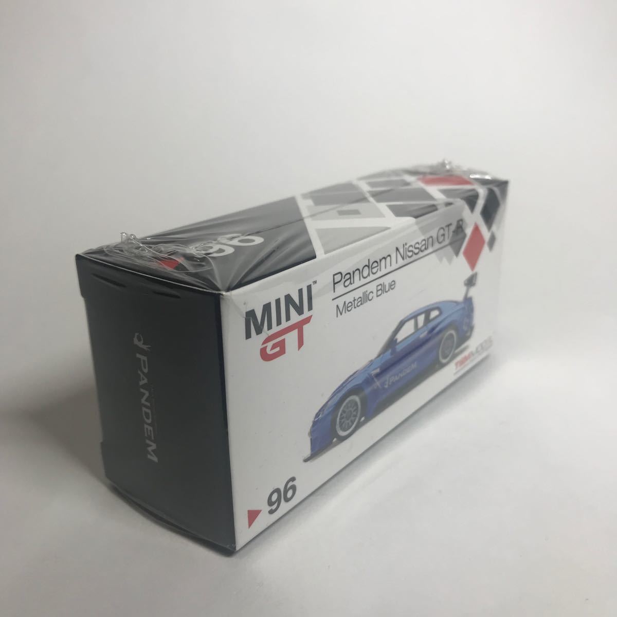 【未開封】MINI GT 1/64 96 Pandem Nissan GT-R ミニGT パンデム 日産 右ハンドル GT-R メタリックブルー_画像2