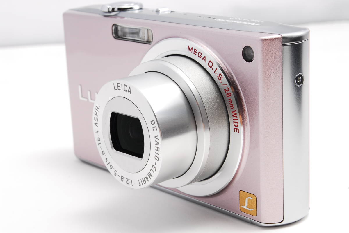 〓外観非常に綺麗　付属品多数〓パナソニック Panasonic Lumix DMC-FX33 ピンク