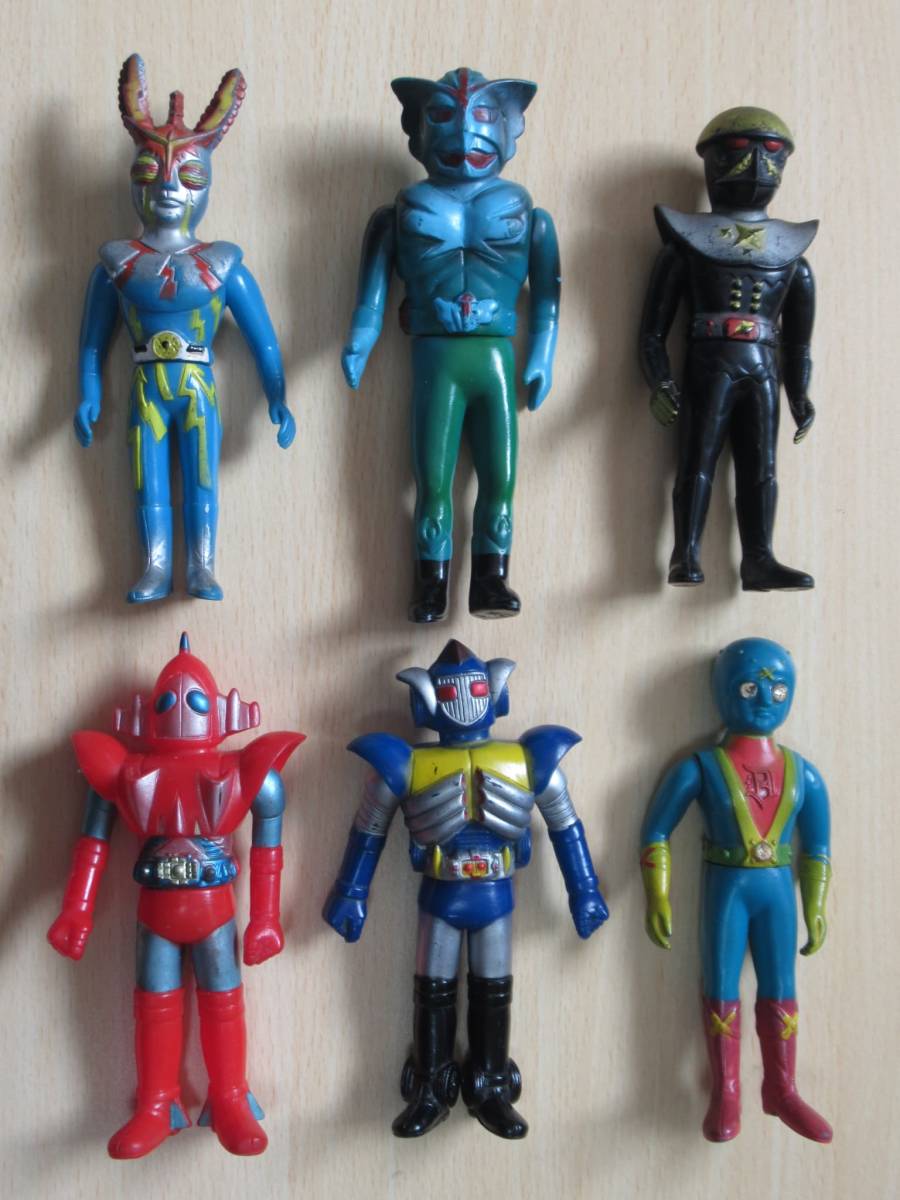 ふるさと納税 ポピー ソフビ イナズマン バロムワン ハカイダー