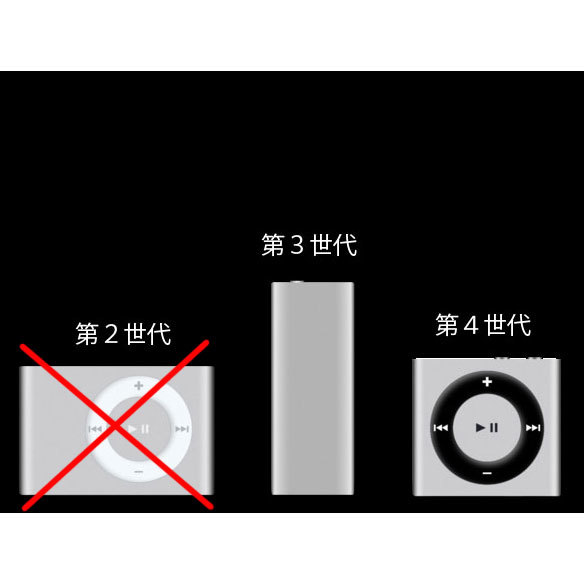 iPod shuffle(第3/4世代用)充電/データ転送USBケーブルの画像3