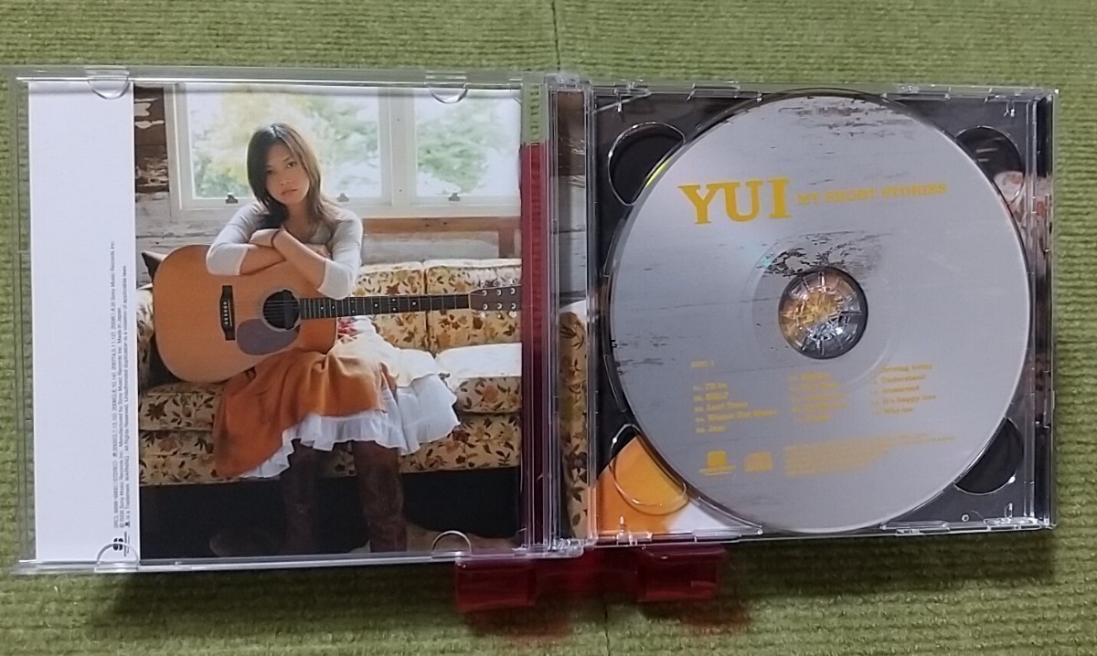 【名盤！】YUI MY SHORT STORIES CDアルバム 初回盤DVD付き I'll be HELP Jam Skyline It's happy line Understand Free bird best ベスト_画像3