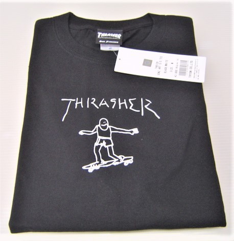 THRASHER スラッシャー GONZ ART ゴンズ アート Tシャツ 半袖 ロゴ バックプリント 黒 XXL TH8128 メンズ レディース_画像8