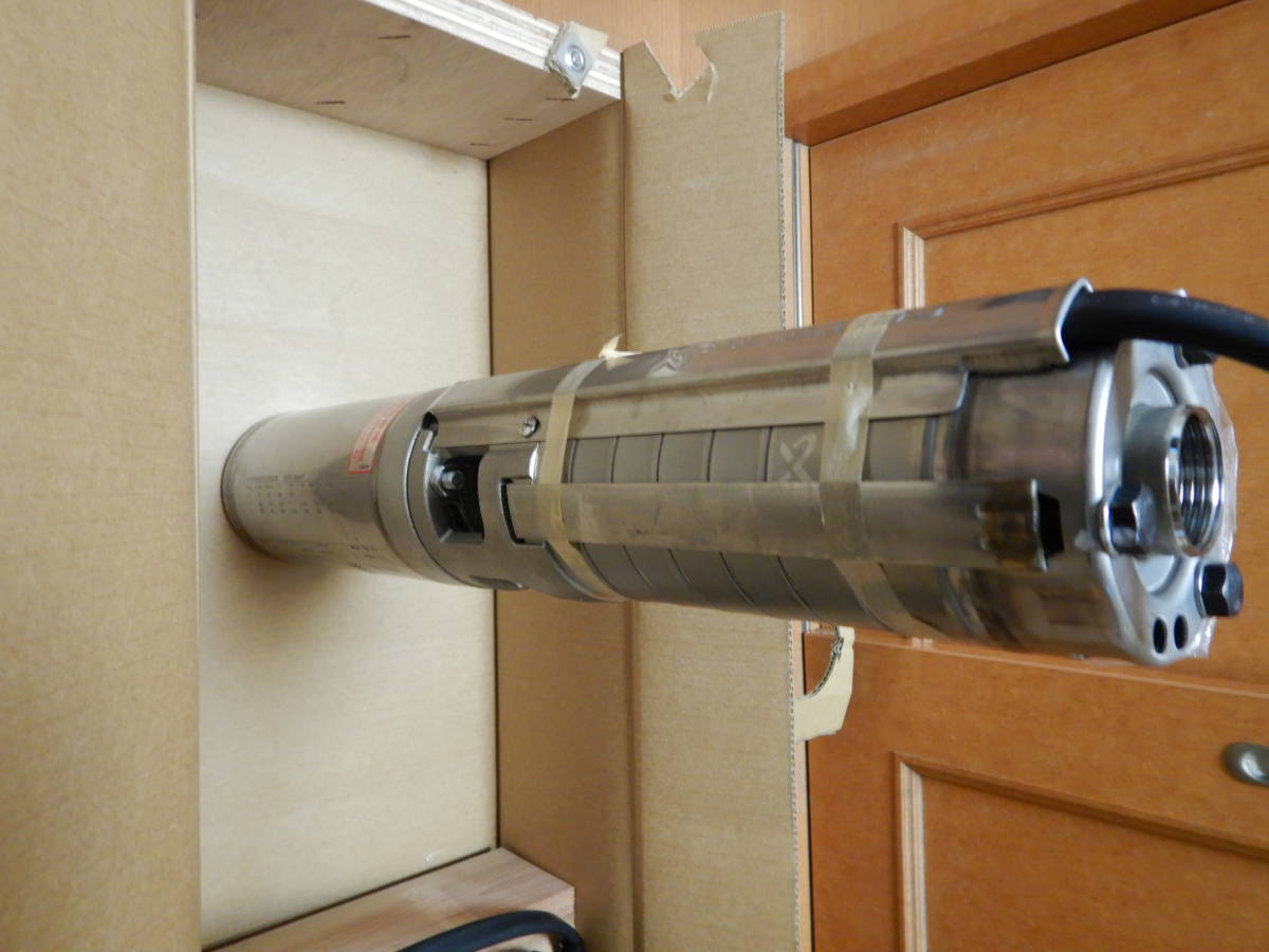 深井戸 ポンプ SP2A-6 200V  動力ケーブル付（20m）0.37kw 全揚程23.3～32.7ｍ、吐出量17～34L/分 50Hz の画像3