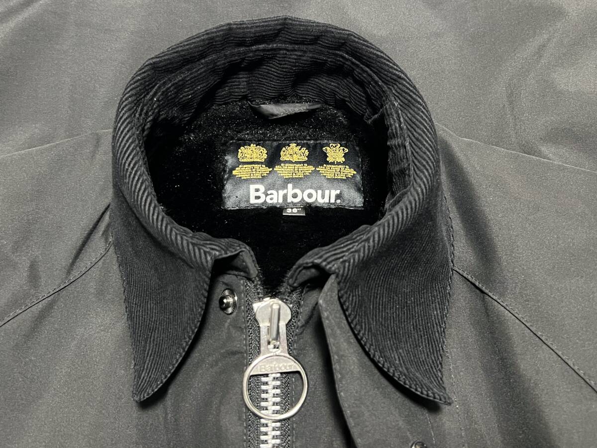 売り切り！【Barbour UA別注BEAUFORT ビューフォート 裏ファー仕様 ブラック 36 】_画像5