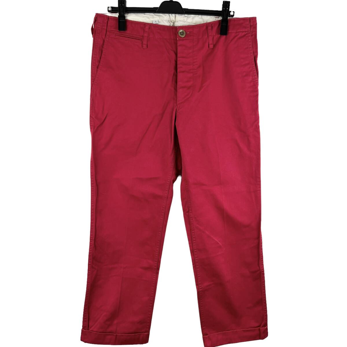 VISVIM(ビズビム) HIGH-WATER CHINO Pants 16AW (red)|Yahoo VISVIM(ビズビム) HIGH-WATER CHINO Pants 16AW (red)|Yahoo