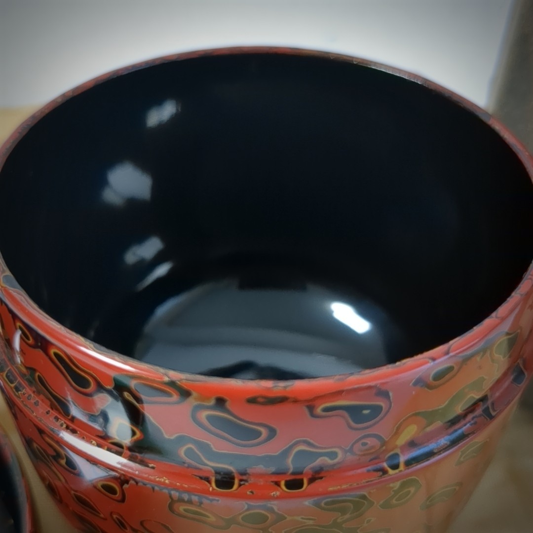 茶道具 棗 津軽塗 漆塗り 木製 茶道家 放出品_画像4