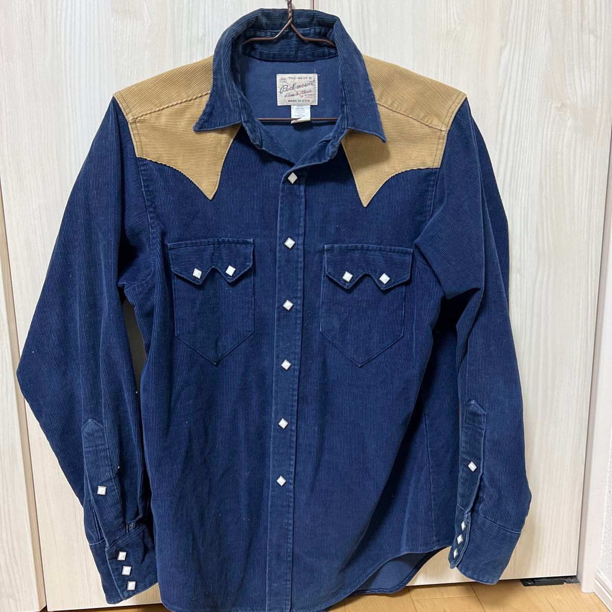 ROCKMOUNT RANCH WEAR ビンテージ1960〜70年代　ウエスタンシャツ　メンズＬ相当