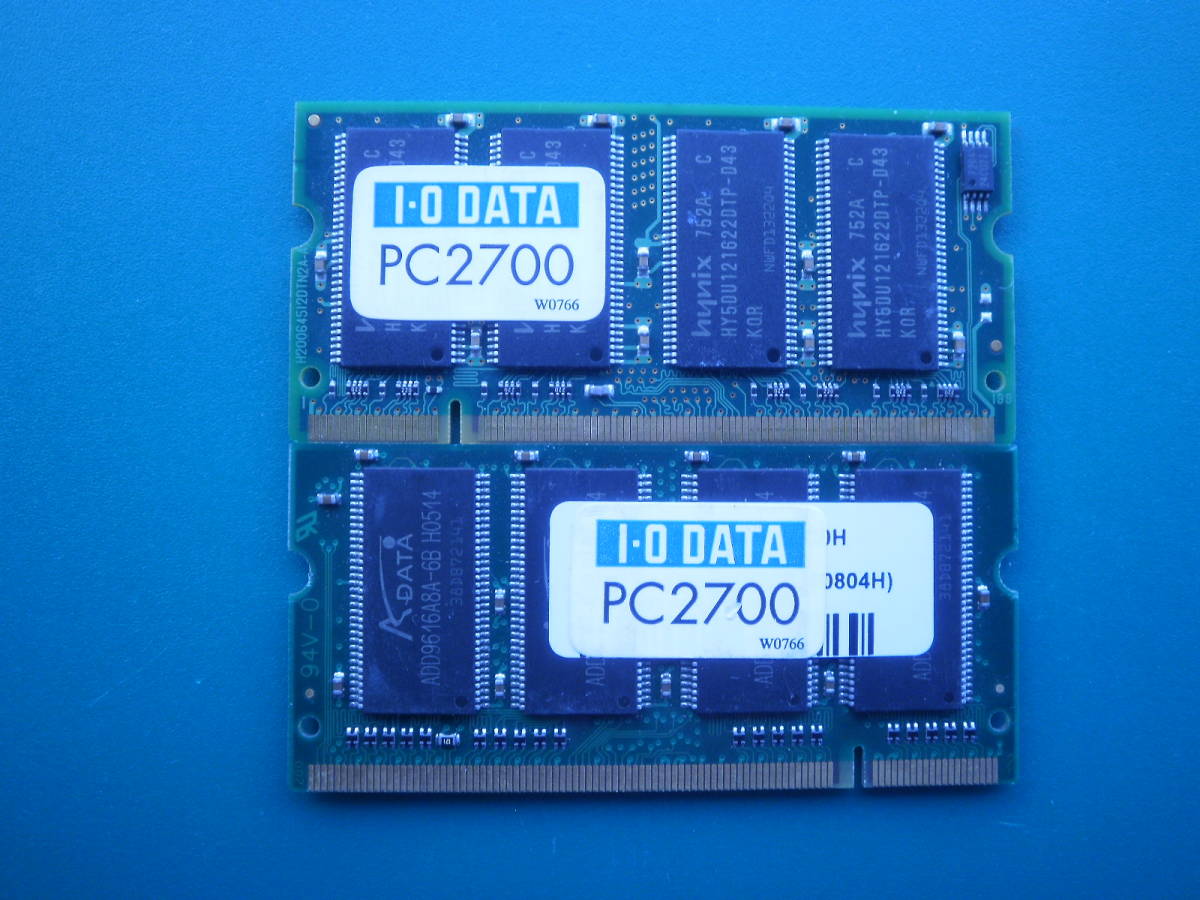 DDR333 PC2700 200Pin 512MB×2枚セット ノート用メモリ_画像1