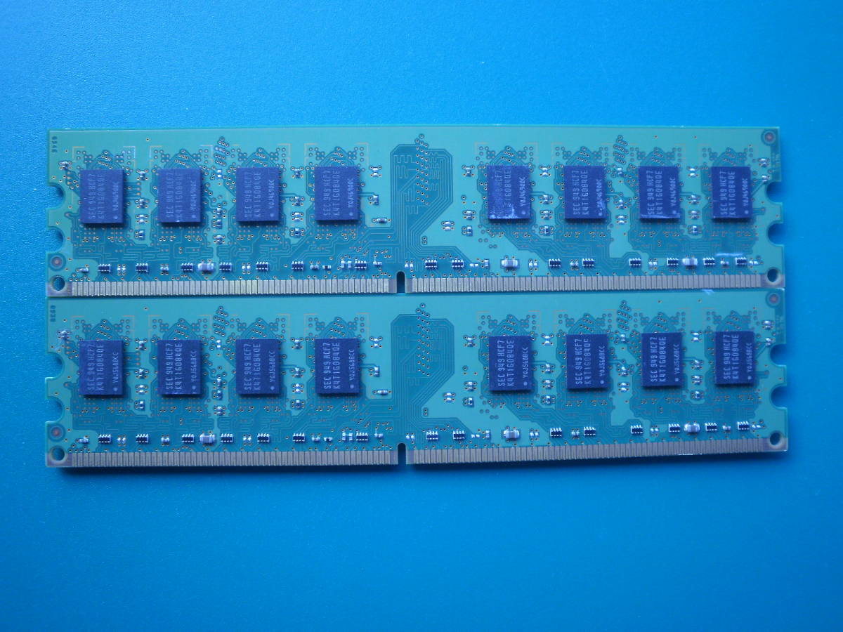 ★SAMSUNG製 PC2-6400 (DDR2-800) 4GB（2GB×2枚）完動品 即決★　在庫5_画像3