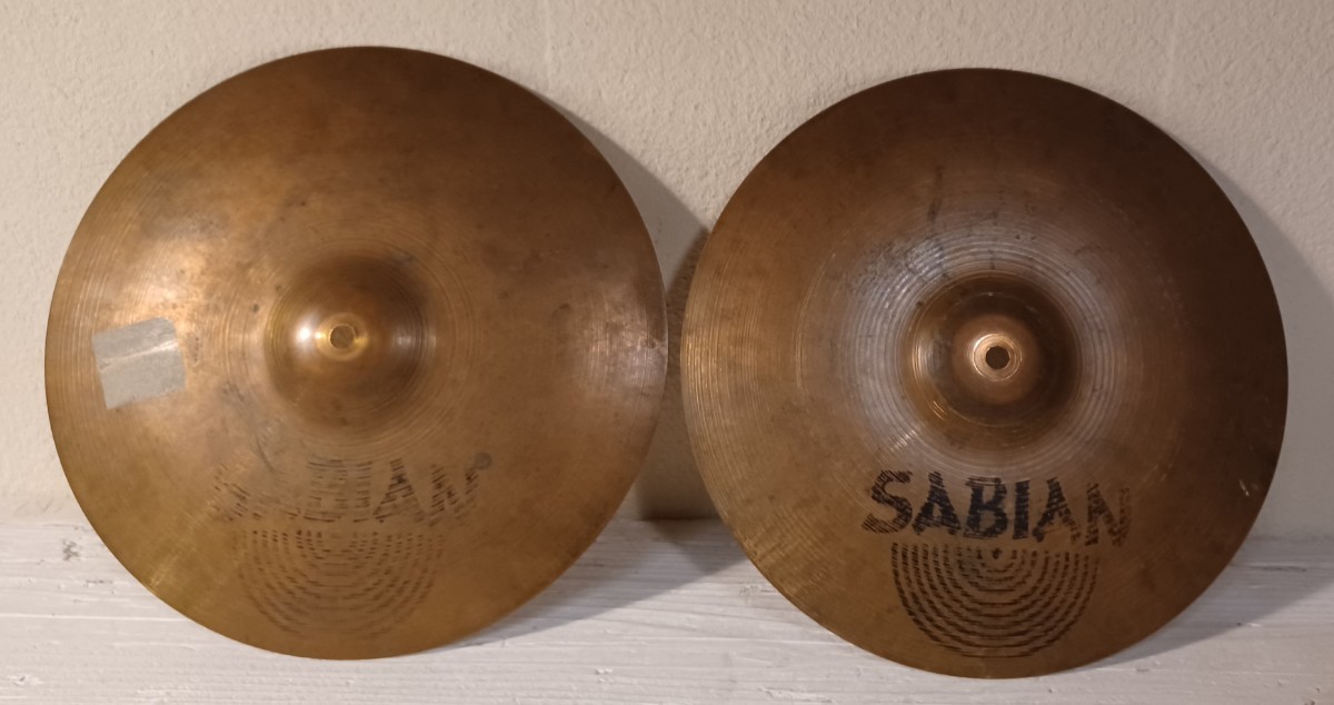 SABIAN HEAVY HI-HAT 14″ CX900 セイビアン 程度良好_画像1