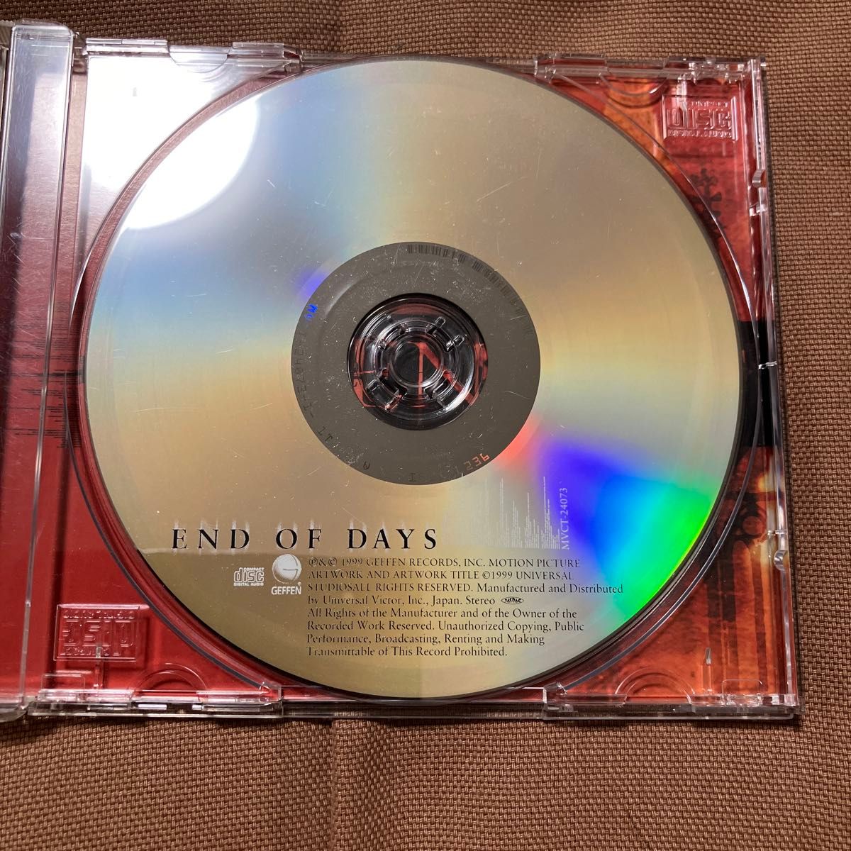 【国内盤CD】 「エンドオブデイズ」 オリジナルサウンドトラック END OF DAYS