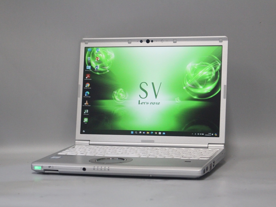 ★FHD Office2016 Panasonic Let's note CF-SV7RD7VS■4コア i5-8350U M.2 SSD256GB 8GB カメラ Bluetooth 指紋 Windows11顔認証 7659