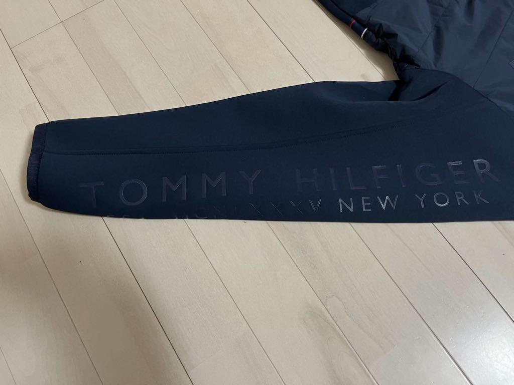  новый товар бесплатная доставка TOMMY HILFIGER джемпер блузон мужской темно-синий L водоотталкивающий эластичный UV. способ антибактериальный дезодорация (27,500 иен )