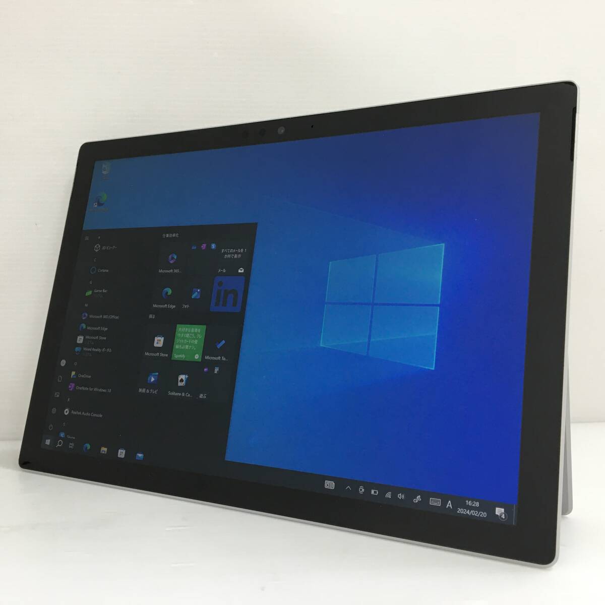 ☆【SIMフリー】Microsoft Surface Pro 5 model:1807『Corei5(7300U)2.6Ghz/RAM:8GB/SSD:256GB』12.3インチ LTE Win10Pro 動作品 ※難あり _画像1