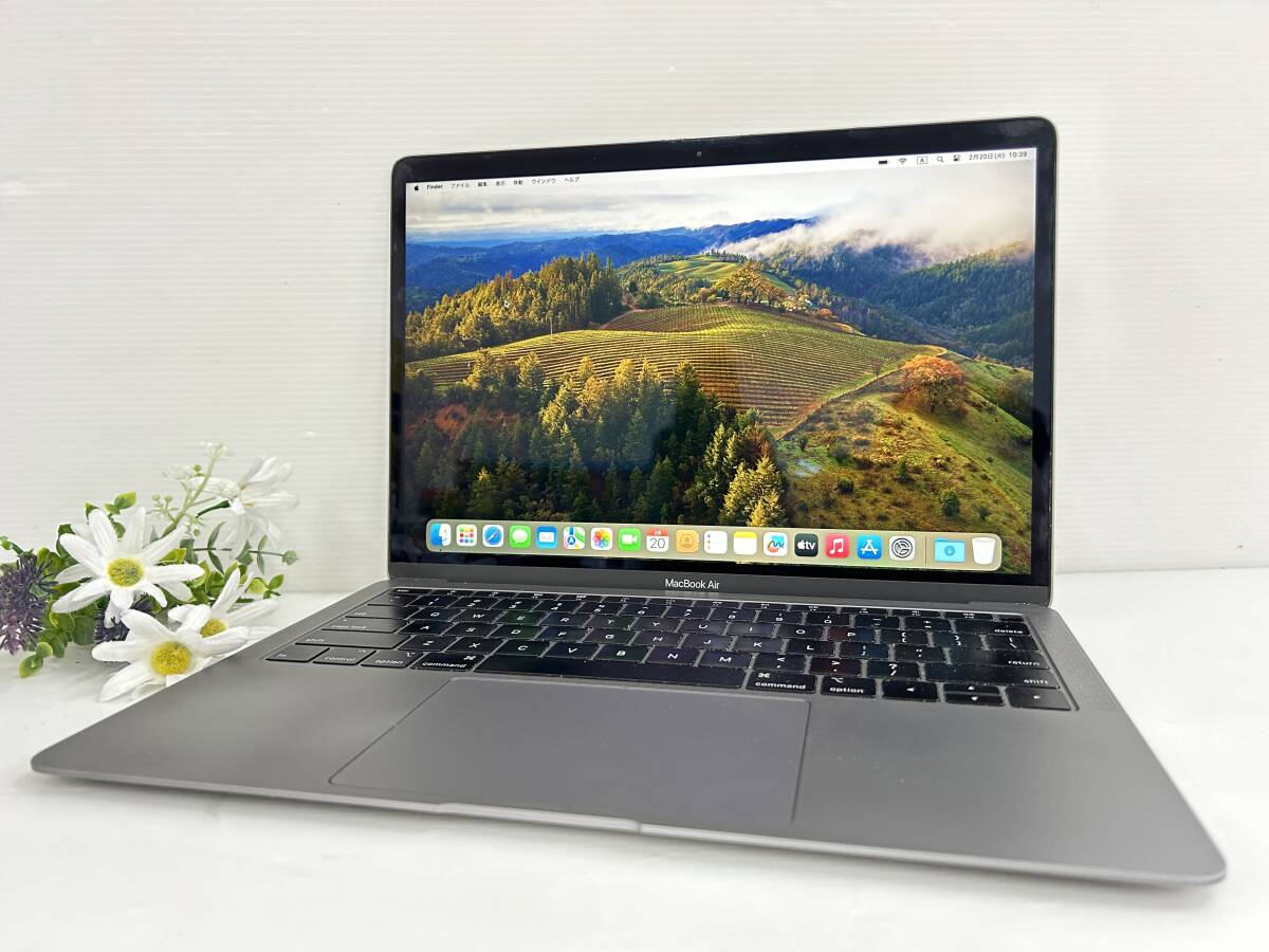 【良品 13.3インチ】Apple MacBook Air(Retina,13-inch,2019) A1932 Core i5(8210Y)/1.6GHz RAM:8GB/SSD:512GB Sonoma 動作品_画像1