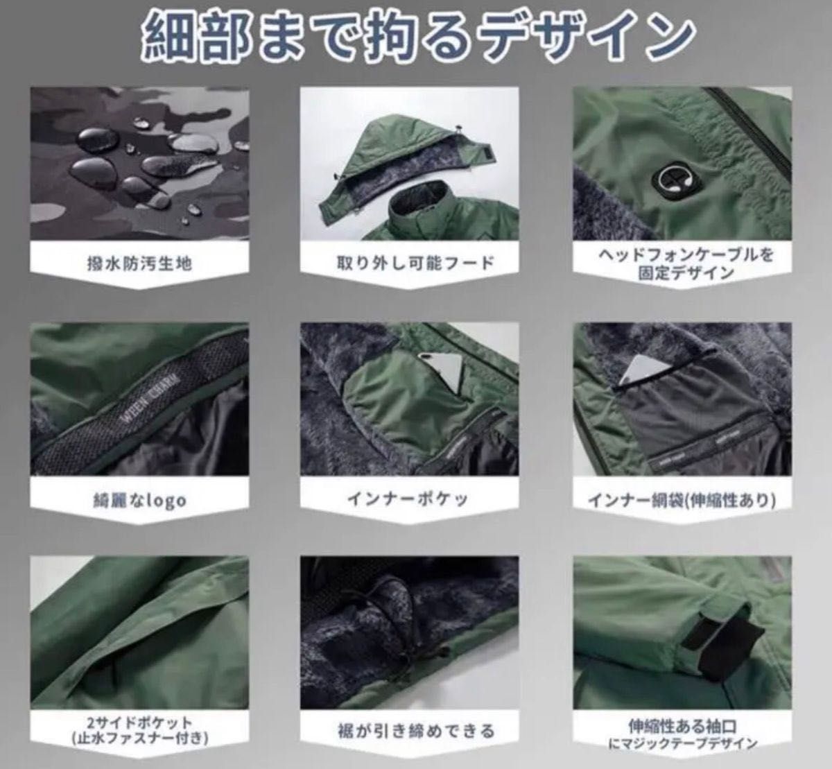 登山服 防寒コート防風ジャケット 裏起毛 撥水 防汚アウトドアウェア　マウンテンパーカー メンズ ウインドブレーカー ジャケット