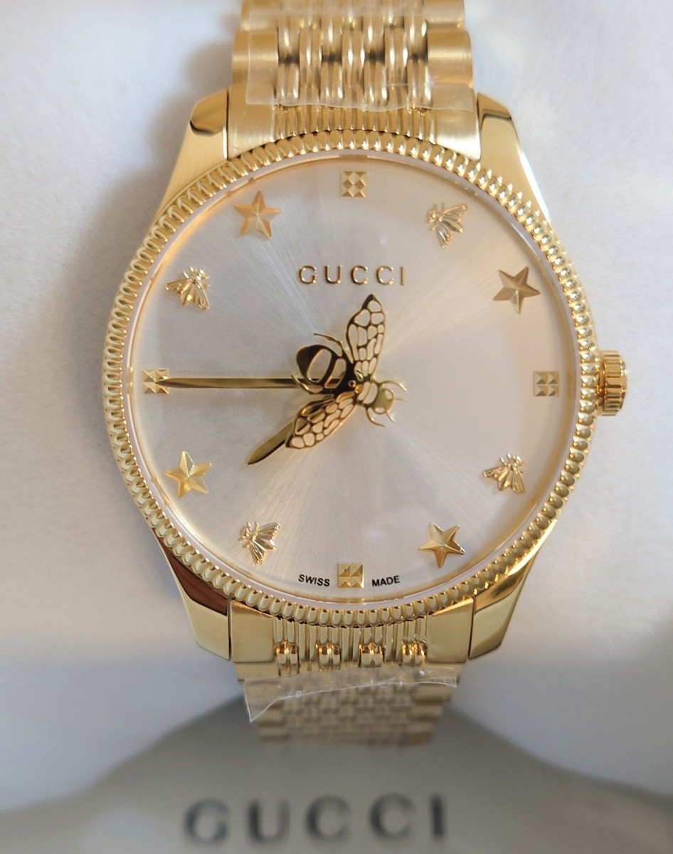 売り取扱店 【未使用・GUCCI】腕時計 G-TIMELESS シルバー・ゴールド