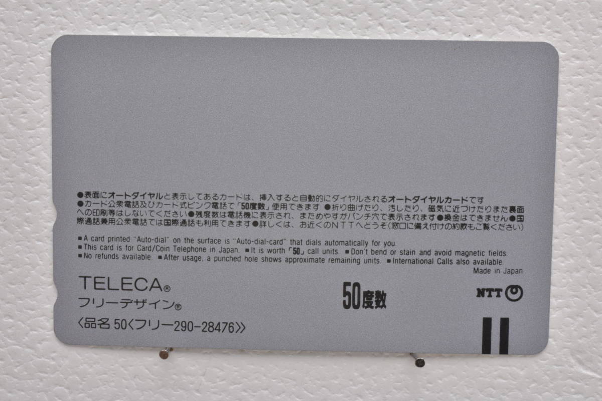 ★未使用品テレホンカード　大相撲名古屋場所　国技振興会　シルバーテレカ　50度数★_画像2