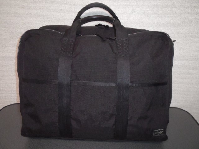 PORTER HYBRID BRIEF CASE 2way 美品 吉田かばん ハイブリッド ブリーフケース オーバーナイター 黒 BLK_画像2