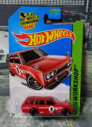 Hotwheels '71 DATSUN BLUE BIRD 510 WAGON 　ホットウィール　1971　ダットサン　ブルーバード　510　ワゴン　///(026)_画像1