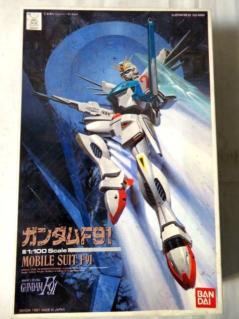 ▲N②37　⑤機動戦士ガンダム F91 プラモデル 未組立 1/100スケール バンダイ フォーミュラ ナインティワン BANDAI モビルスーツ_画像1