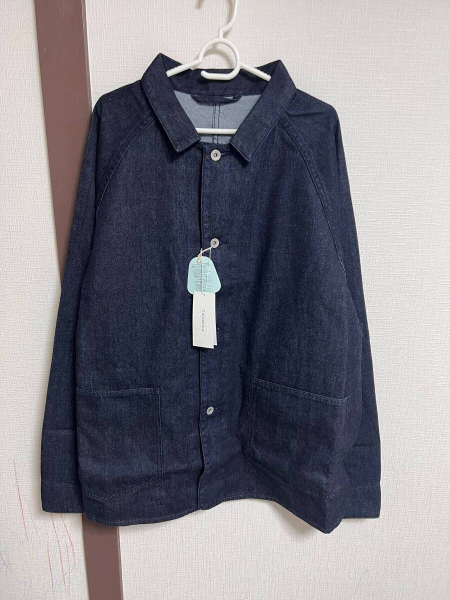 新品未使用 定価47,300円 Size L NANAMICA DENIM JACKET 23AW デニムジャケット ナナミカ SUAS303 INDIGO 日本製 正規店購入_画像2