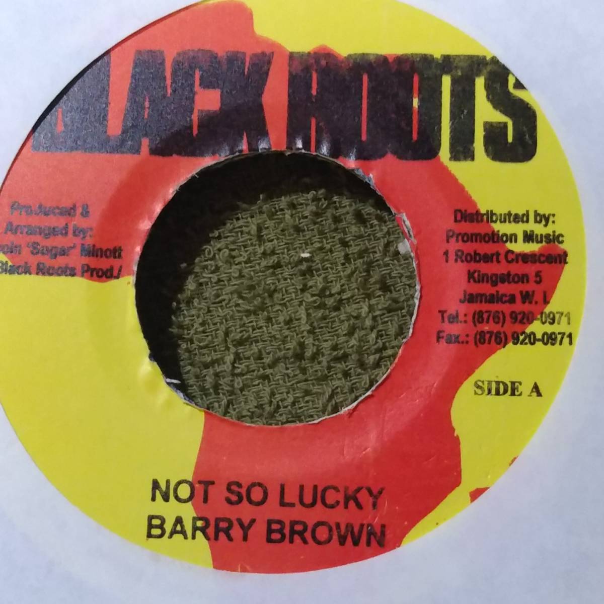 Storm Riddim Not So Lucky Barry Brown from Brick Roots_画像1