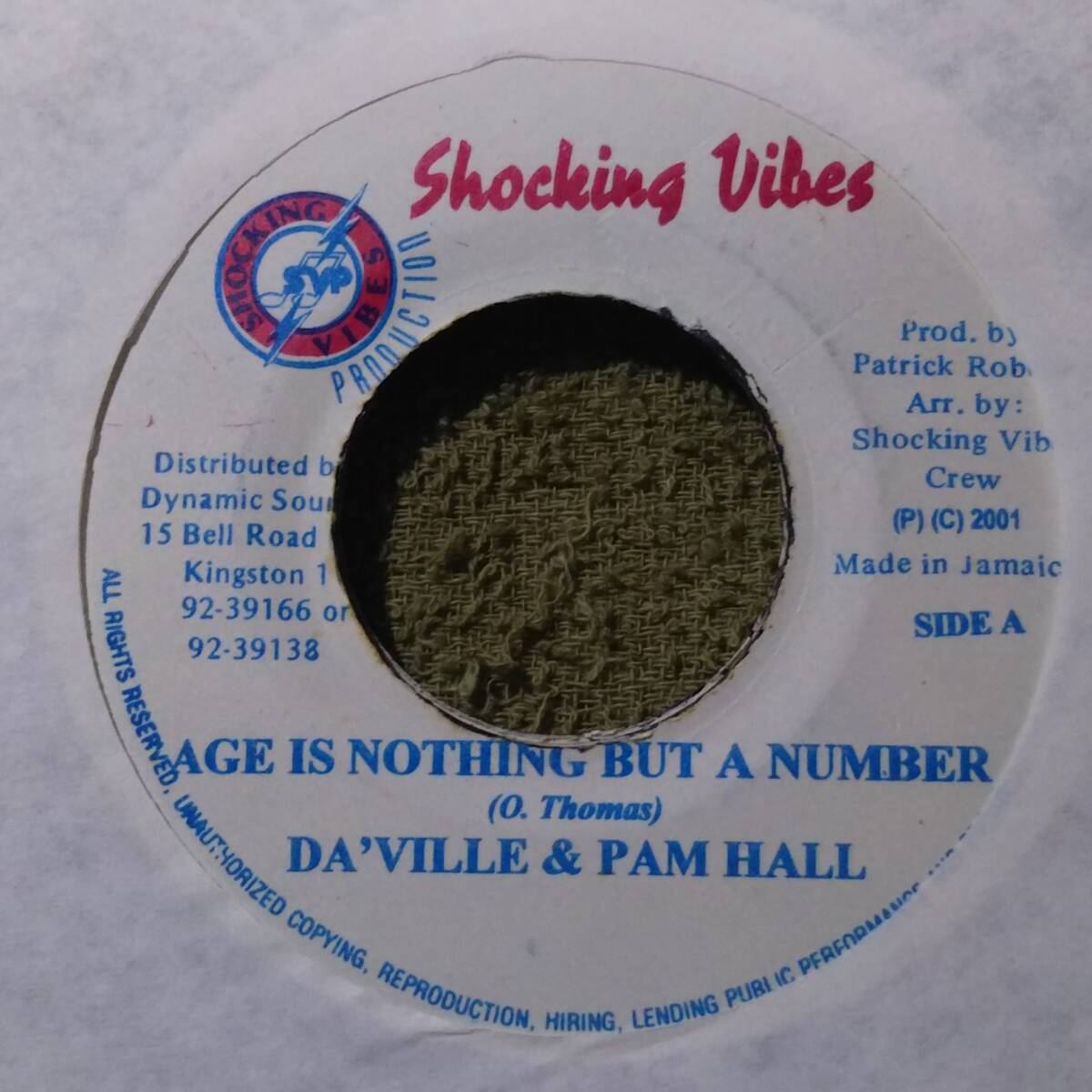 Sweet Mid Track Togertherness Riddim Single 2枚Set from Shocking Vibes Daville & Pam Hall Bryann_画像1
