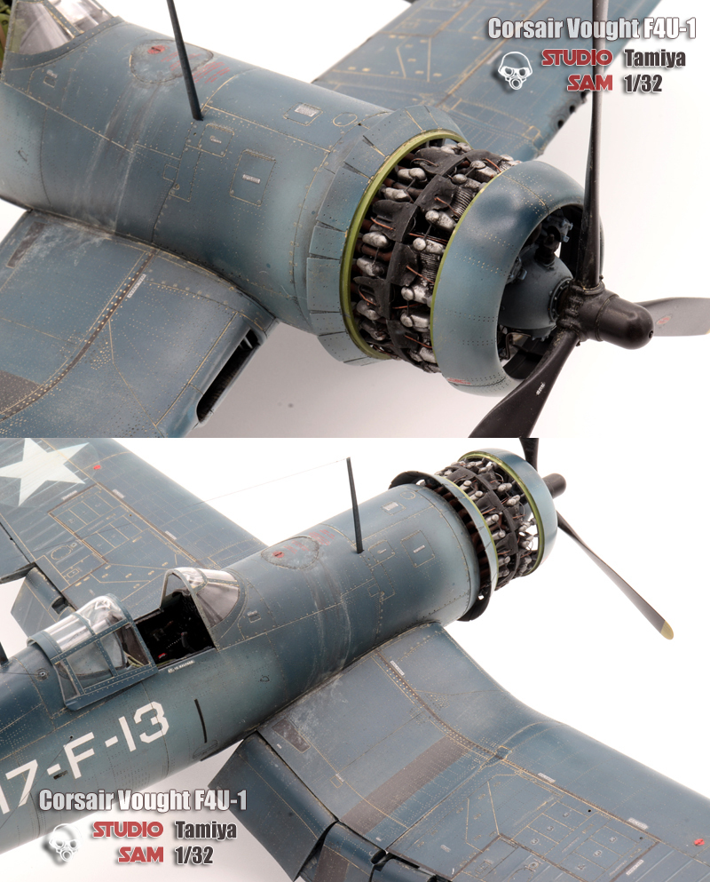 Corsair Vought F4U-1 Tamiya 1/32 完成品_画像7