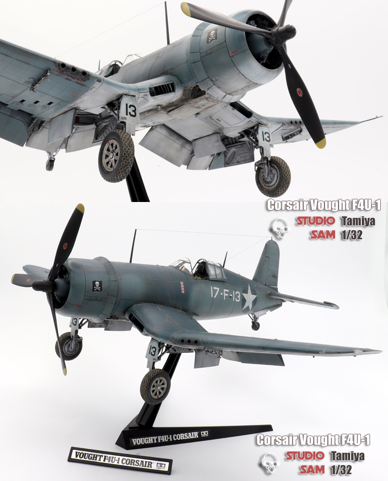 Corsair Vought F4U-1 Tamiya 1/32 完成品_画像10