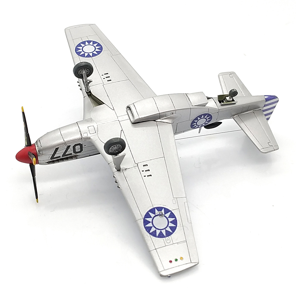 1/144 完成品 P-51D ムスタング 中国国民党空軍(ROCAF、国民党空軍 中華人民共和国) 臺灣號 1954年5月_画像4