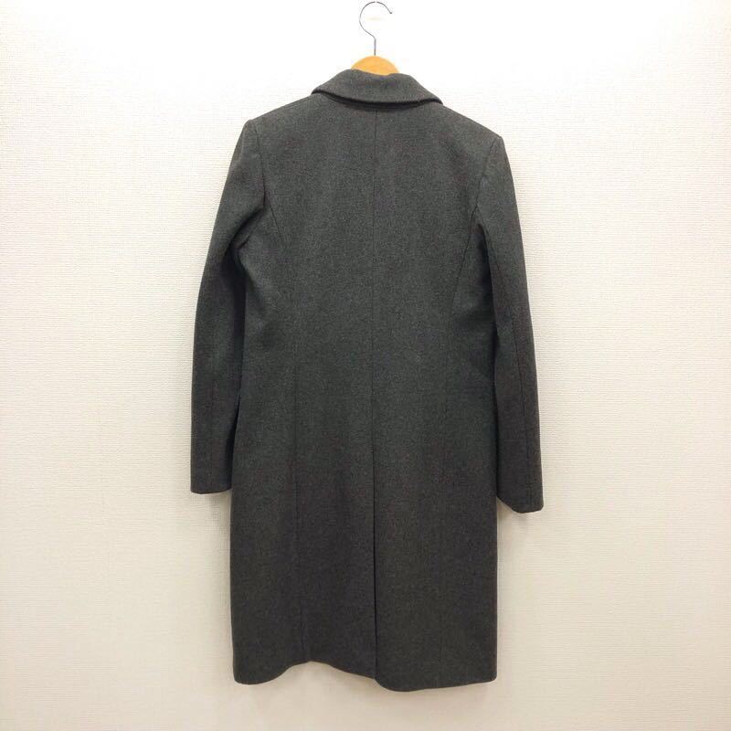 せ049】Jean Paul GAULTIER ウールコート 38 グレー 膝下丈 無地 せ049】Jean Paul GAULTIER ウールコート 38 グレー 膝下丈 無地