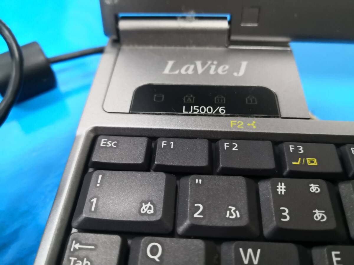 NEC LaVie PC-LJ5006A 中古　現状品　比較的綺麗　本体　電源付き　１２．１インチ　液晶われなし　キーボード正常_画像3