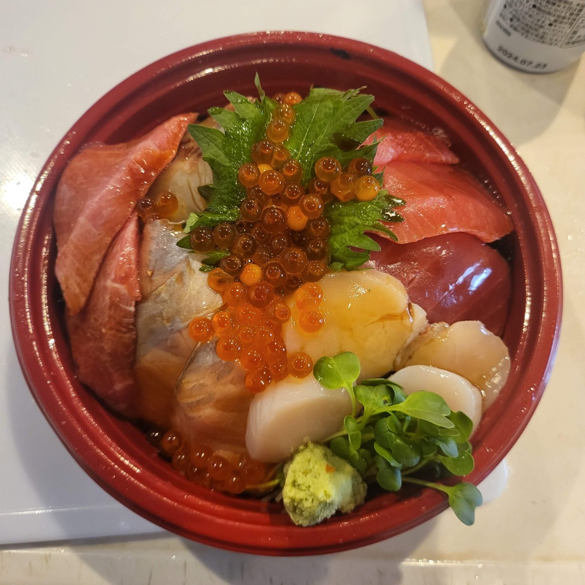 海鮮丼セット、チラシ寿司、寿司ネタ(手巻き)に4人前分_画像2