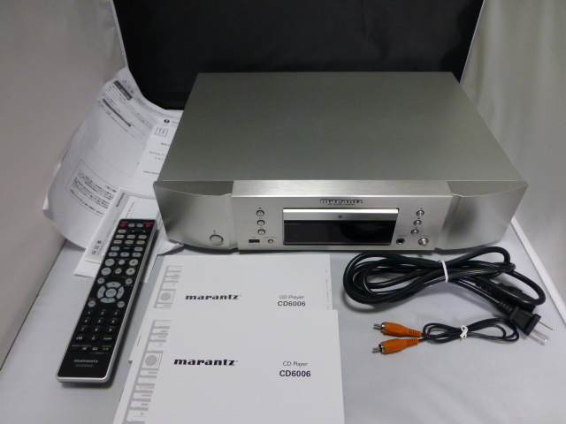 marantz Marantz CD player CD6006/FN 2017 year made exhibition goods buy exterior somewhat scratch . dirt, paint is peeling equipped sound cable 1 pcs lack of guarantee remainder have. 