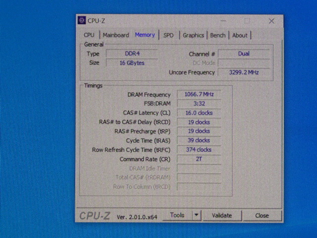 メモリ デスクトップパソコン用 UMAX DDR4-2400 PC4-19200 8GBx2枚 合計16GB 起動確認済みです_画像4