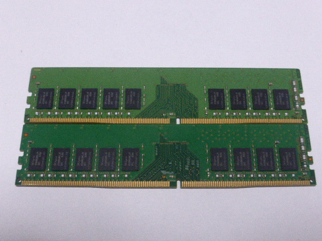メモリ デスクトップパソコン用 SK hynix DDR4-2666 PC4-21300 ECC Unbuffered 8GBx2枚 合計16GB 起動確認済です HMA81GU7CJR8N-VK_画像3