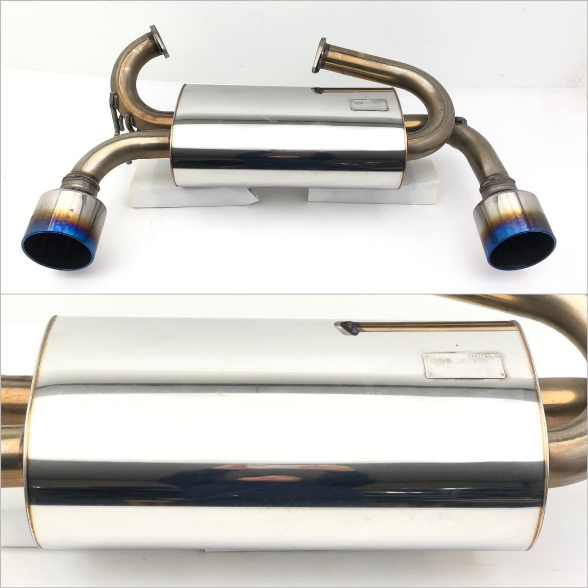 管w240242-13 ランエボ X 10 HKS Super Turbo Muffler スーパーターボ マフラー 全年式対応 JQR 10112227 4B11t ランサーエボリューション_画像4