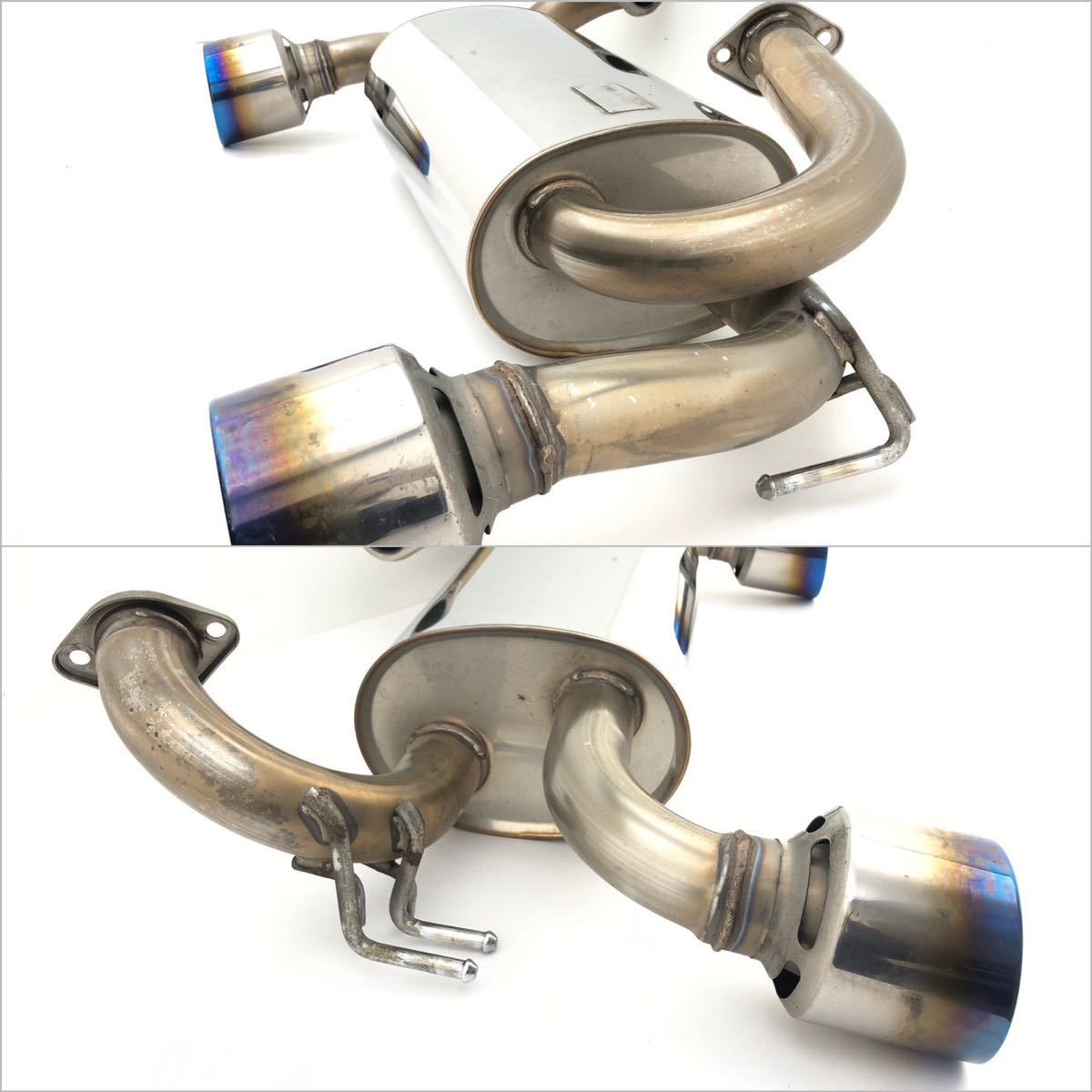 管w240242-13 ランエボ X 10 HKS Super Turbo Muffler スーパーターボ マフラー 全年式対応 JQR 10112227 4B11t ランサーエボリューション_画像3