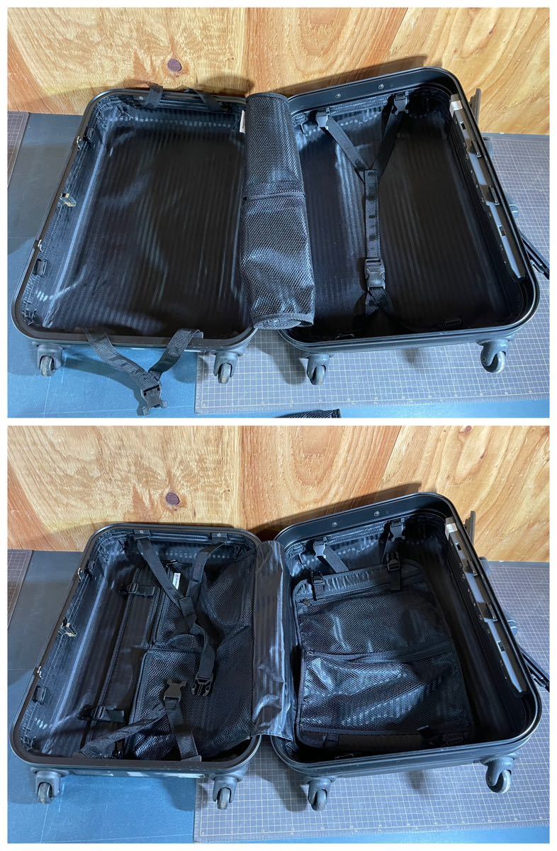 [A9488P042] ESCAPE*S with casters . suitcase Carry case trunk business Carry travel bag Escape key attaching small size 